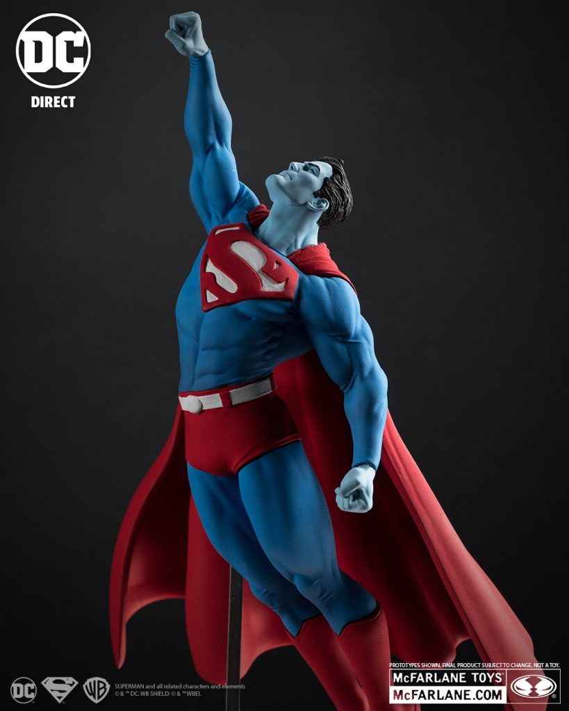 MTD ONLY PROMO – Superman by Gary Frank 1:10th Scale Resin Statue launches for pre-order on DECEMBER 19th!